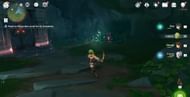 Interact with the door to activate the domain (Image via HoYoverse)